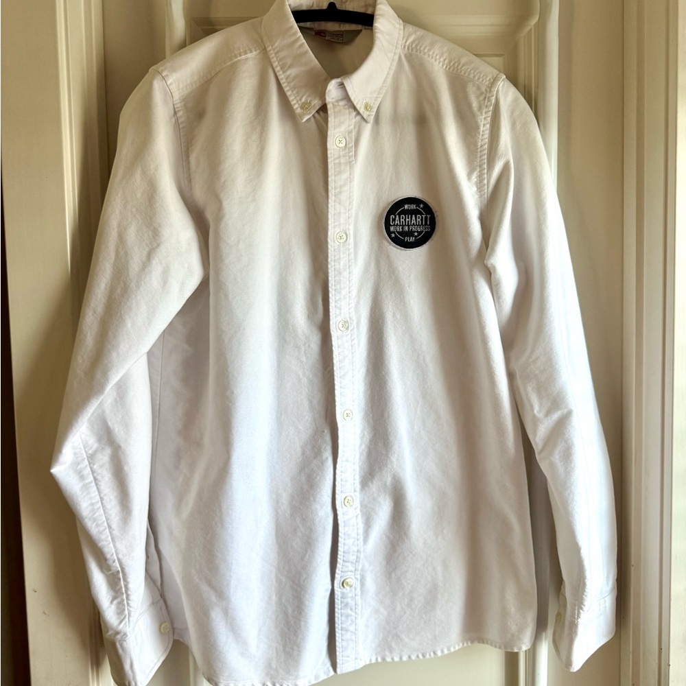 Carhartt WIP Men's White Button Down Shirt